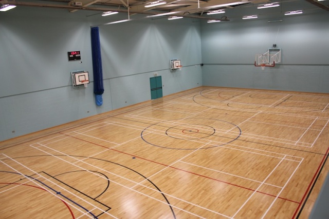 Sports halls at Stretford Sports Village