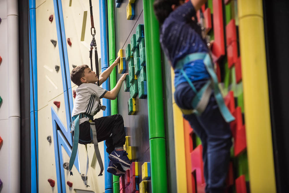 Clip and Climb climbing wall